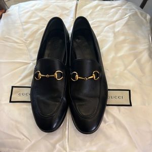 Gucci women’s black loafers size 38